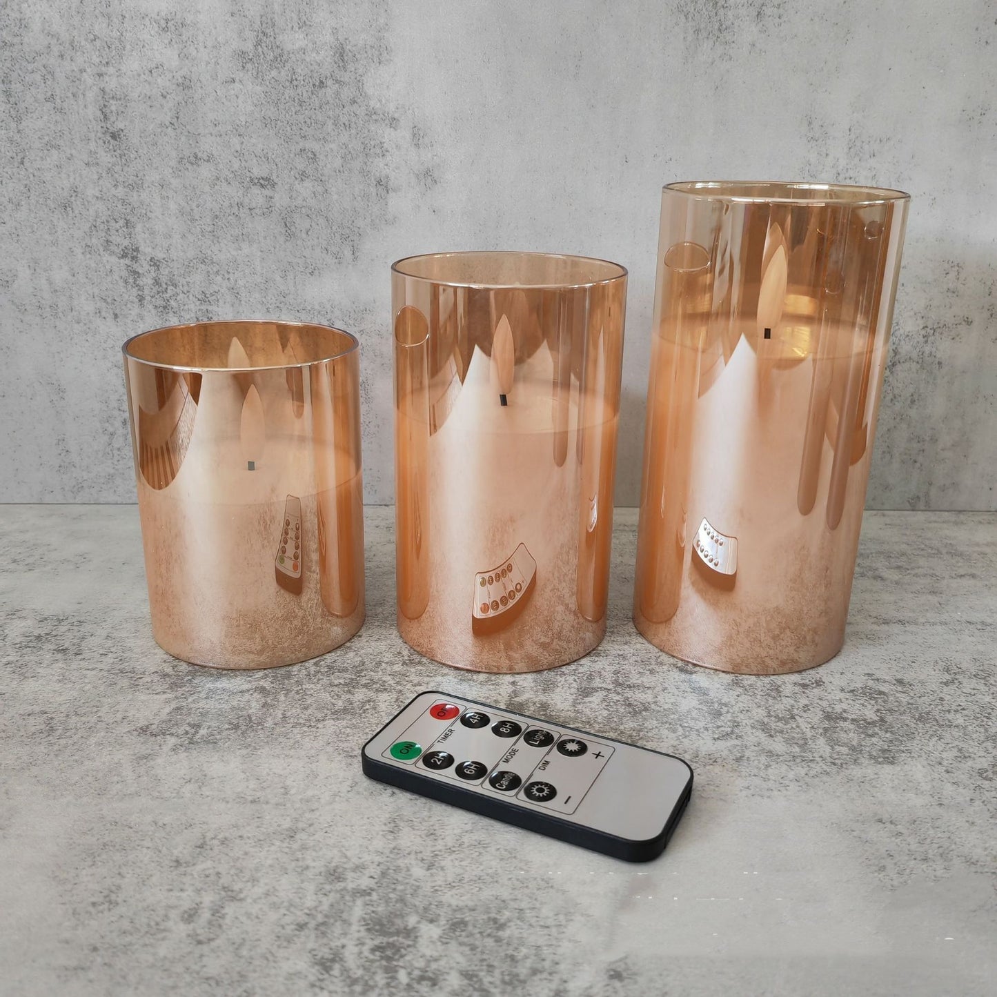 Flameless Glass Candles