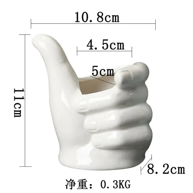 Finger Palm Vases