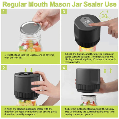 Automatic Vacuum Jar Sealer