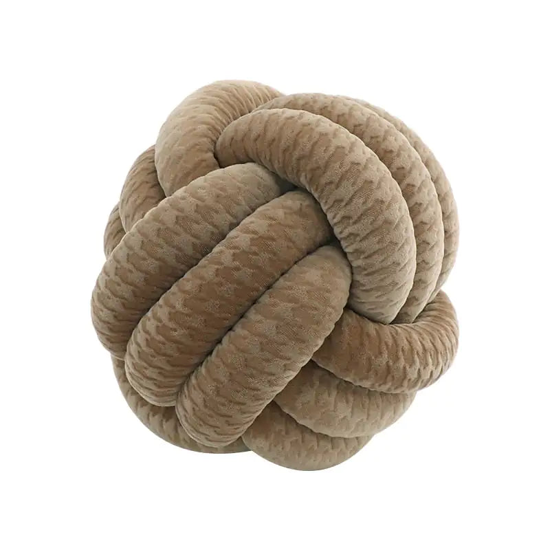 Knotted Ball Throw Pillow