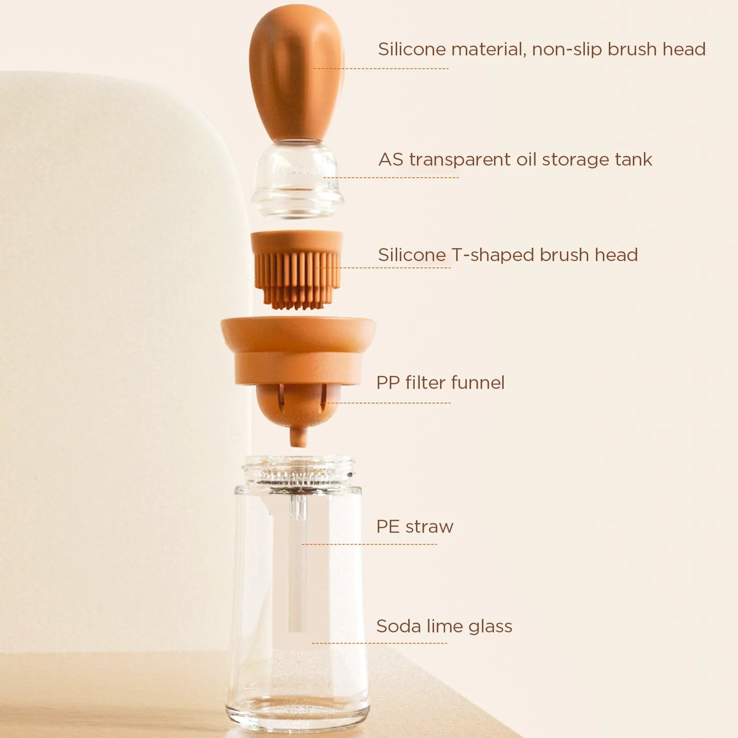 Silicone Dropper For Measuring Oil